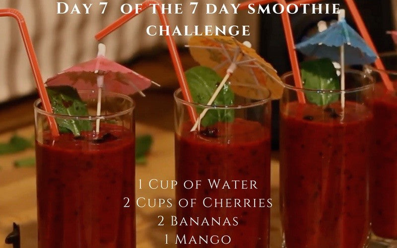 Day 7 of the Smoothie Challenge - Cherry Beast